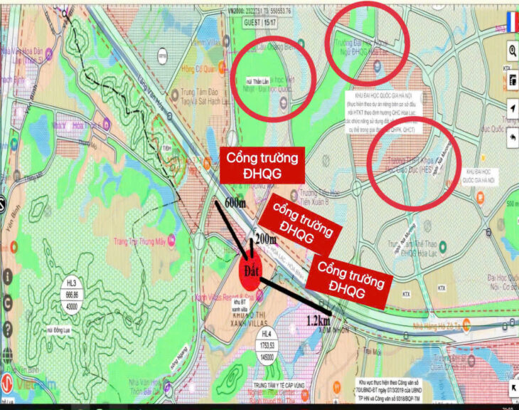 VỊ TRÍ VIP CỦA VIP ngay đại lộ thăng long , ngã tư miễu, 75 m2 giá chỉ 3ty500