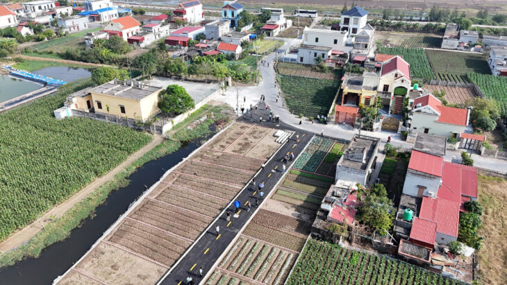 Mặt tiền 6.5m sát mặt đường hòa bình quất lâm 70m2 chỉ nhỉnh 1 tỷ