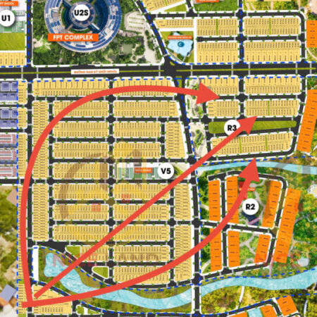 BÁN 3 LÔ VIP KHU R3 – KHU NGHỈ DƯỠNG ĐẸP NHẤT FPT CITY