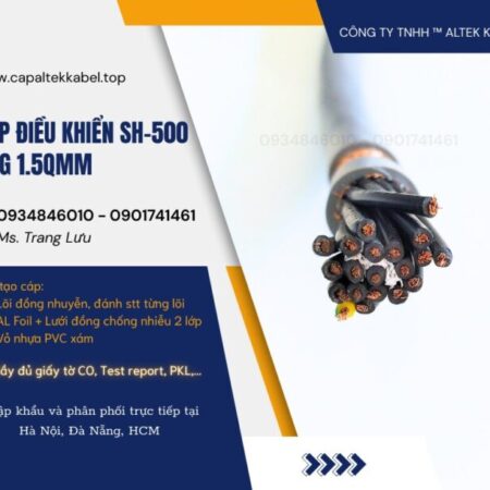 Cáp điều khiển Altek Kabel SH-500 20×1.5mm2 Cáp điều khiển Altek Kabel SH-500 20×1.5mm2