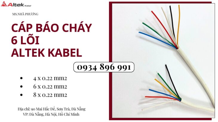 Cáp Báo Cháy 6 Lõi Hà Nội, Bắc Ninh, Hưng Yên Có Sẵn