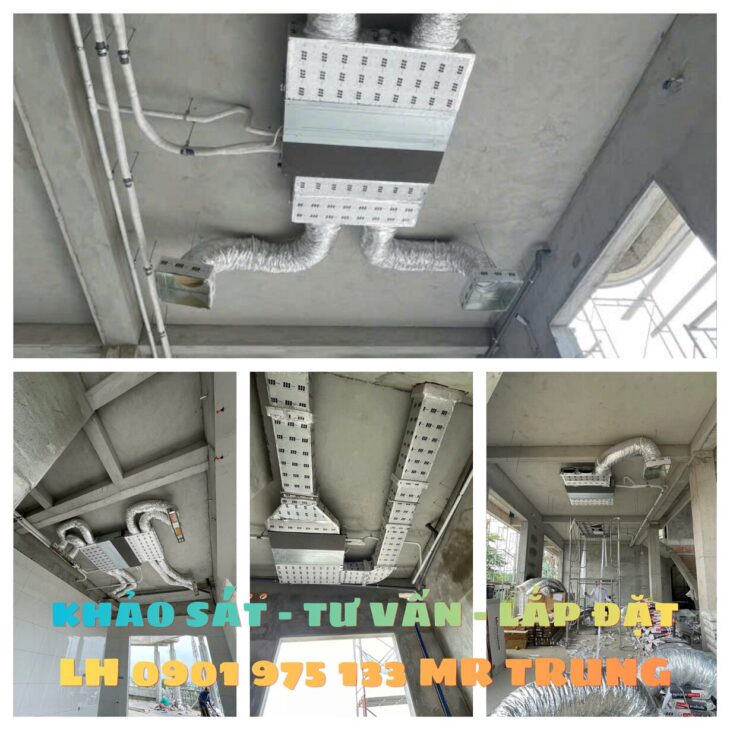 Giá lắp đặt máy lạnh âm trần nối ống gió Daikin mới nhất
