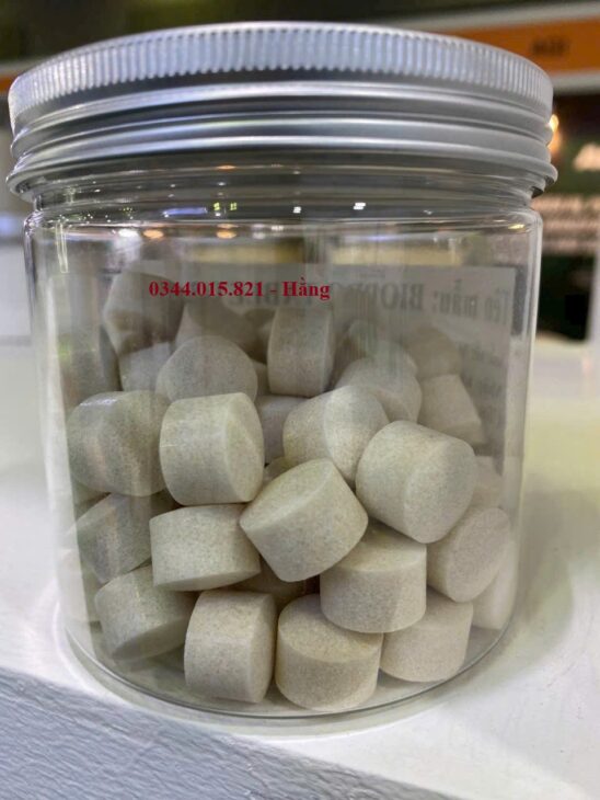 Men vi sinh viên Biopro Tablet viên 3G, xử lý đáy và nước ao nuôi, giảm khí độc