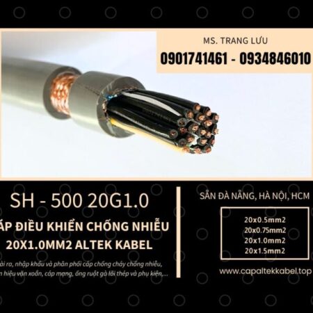 Phân phối cáp điều khiển chống nhiễu 20×1.0 Đà Nẵng, Hà Nội Phân phối cáp điều khiển chống nhiễu 20×1.0 Đà Nẵng, Hà Nội