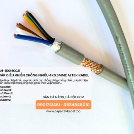 Đà Nẵng, Hà Nội phân phối cáp điều khiển chống nhiễu 4×0.5 Altek Kabel