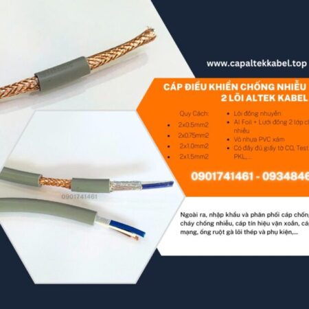 Cáp điều khiển Sangjin 2×1.5 Hồ Chí Minh, Bình Dương, Đồng Nai