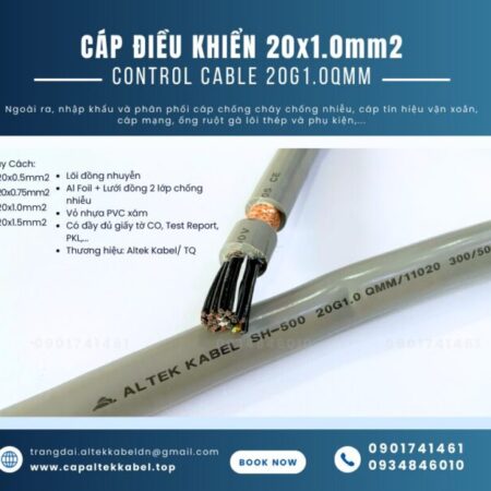 Cáp điều khiển chống nhiễu Altek Kabel 20×1.0 sẵn Đà Nẵng, Huế, Bình Định Cáp điều khiển chống nhiễu Altek Kabel 20×1.0 sẵn Đà Nẵng, Huế, Bình Định