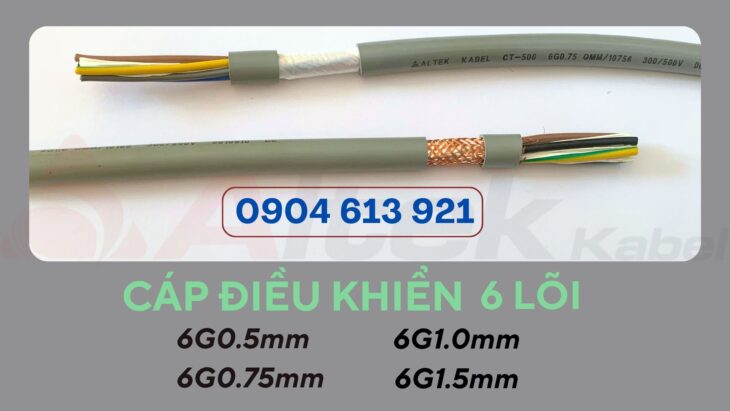 Control Cabel 6×1.5sqmm Altek Kabel – cáp điều khiển tại Hà Nội