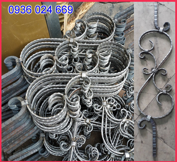 Linh kiện sắt mỹ thuật tại hà nội