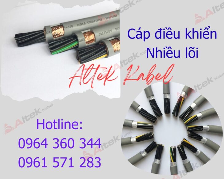 Cáp điều khiển chống nhiễu nhiều lõi Altek Kabel – Giá tốt tại Hà Nội