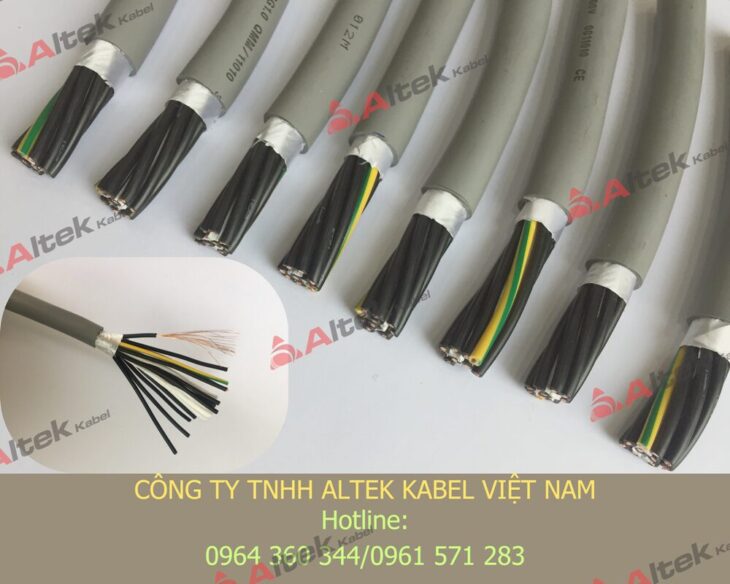 Cáp điều khiển chống nhiễu nhiều lõi Altek Kabel – Giá tốt tại Hà Nội