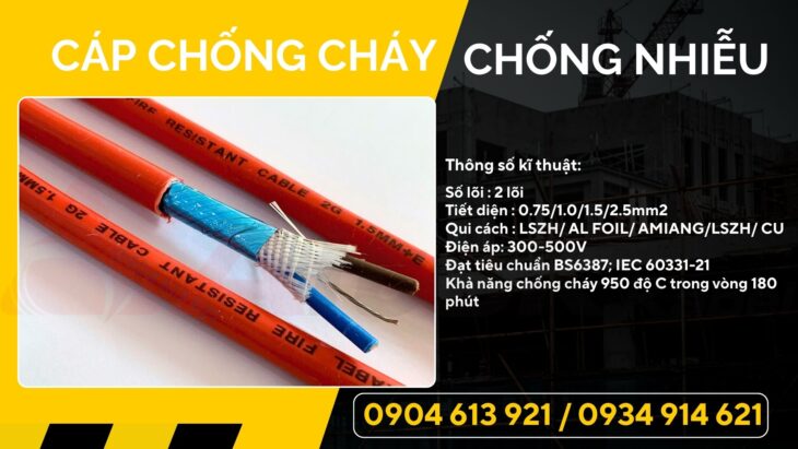 Dây cáp chống cháy chống nhiễu 2×1.5mm2 Altek Kabel – phân phối tại Hà Nội