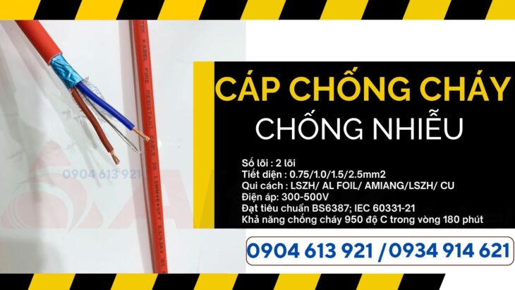 Dây cáp chống cháy chống nhiễu 2×1.5mm2 Altek Kabel – phân phối tại Hà Nội