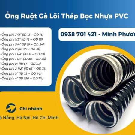 Ống Ruột Gà Lõi Thép Bọc Nhựa PVC – Linh Hoạt, Chống Cháy, Phù Hợp Mọi Công Trình