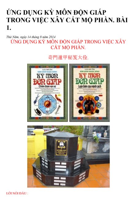 Nghệ thuật chọn thời điểm và phương vị trong phong thủy ứng dụng