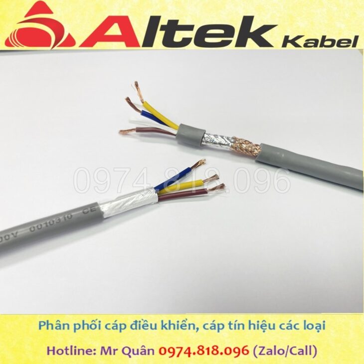 Tổng kho cáp: Cáp điều khiển 3 lõi Altek Kabel