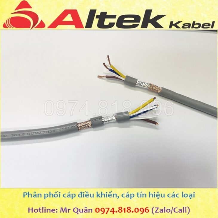 Tổng kho cáp: Cáp điều khiển 3 lõi Altek Kabel