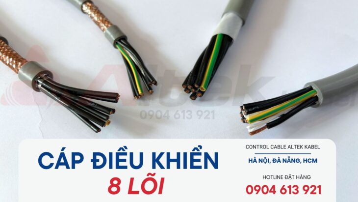 Cáp điều khiển – CT500 – 8G0.75SQMM Altek Kabel – phân phối Hà Nội