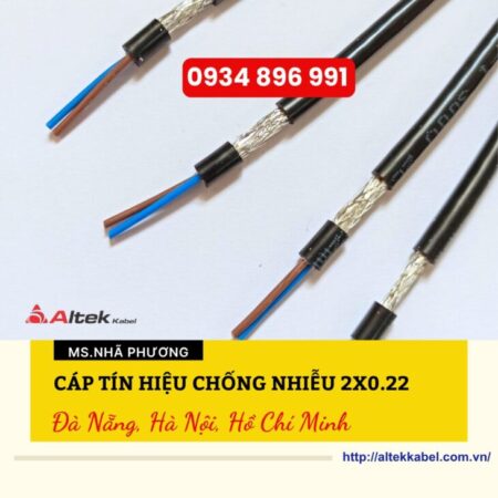 Báo Giá Cáp 2 Lõi 0.22 mm2 Tại Hải Phòng, Quảng Ninh, Bắc Ninh – Altek Kabel Chính Hãng