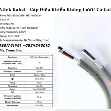 Cáp điều khiển 2 lõi sẵn hàng Thanh Hóa, Nghệ An, Hà Tĩnh, Quảng Bình, Quảng Trị Cáp điều khiển 2 lõi sẵn hàng Thanh Hóa, Nghệ An, Hà Tĩnh, Quảng Bình, Quảng Trị