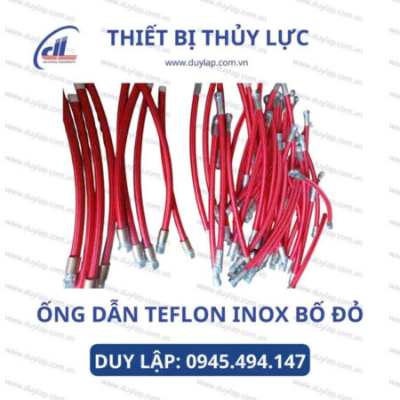 Ống chịu nhiệt Teflon PTFE lưới inox Ống chịu nhiệt Teflon PTFE lưới inox