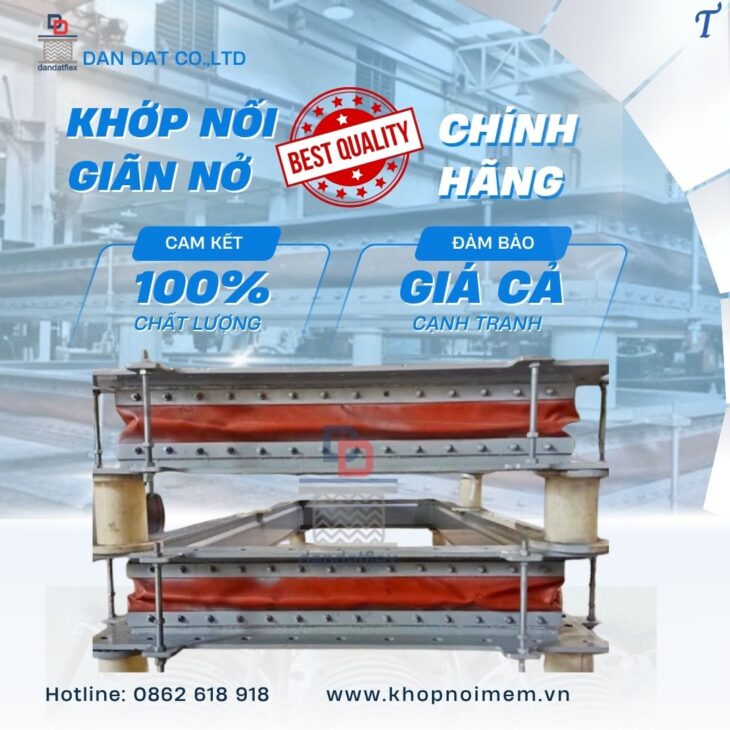 Khớp nối mềm chống rung, khớp nối mềm nối bích, khớp nối mềm inox mặt bích, khớp nối giảm chấn