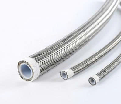 Ống chịu nhiệt Teflon PTFE lưới inox