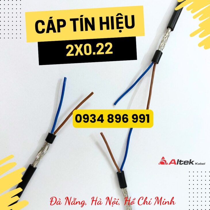 Báo Giá Cáp 2 Lõi 0.22 mm2 Tại Hải Phòng, Quảng Ninh, Bắc Ninh – Altek Kabel Chính Hãng