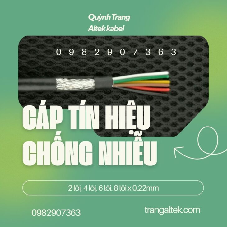 Cáp tín hiệu lõi đồng 0.22mm Altek Kabel tiêu chuẩn Châu Âu
