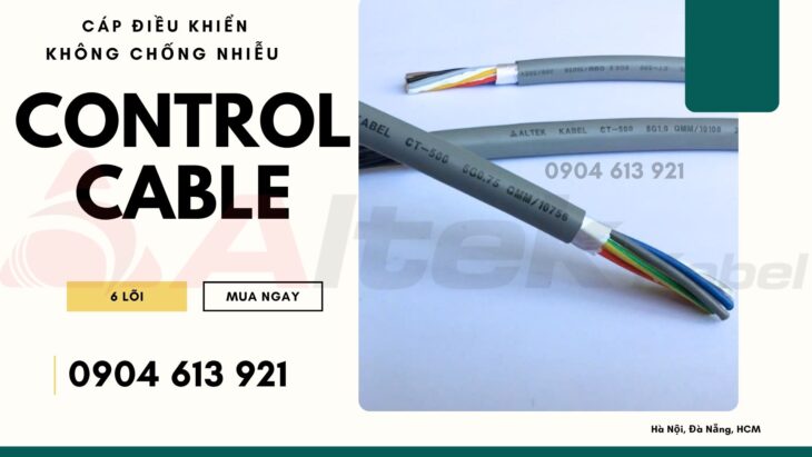 Cáp điều khiển chống nhiễu 6×0.5/6×0.75/6×1.0/6×1.5 Altek Kabel chính hãng tại Hà Nội Cáp điều khiển chống nhiễu 6×0.5/6×0.75/6×1.0/6×1.5 Altek Kabel chính hãng tại Hà Nội