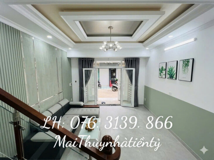 CHI 7. x TỶ- HTP- GẦN HOÀNG QUỐC VIỆT- ĐƯỜNG XE TẢI- GẦN PHÚ MÝ HƯNG- NHÀ 4 TẦNG- DT 4.6 x 12- DÂN