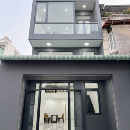 CHỈ 5. x TỶ- QUẬN 7- GẦN KCX TÂN THUÂN – NHÀ MỚI 3 TẦNG – DT 4.5 x 12- SỔ RIÊNG.