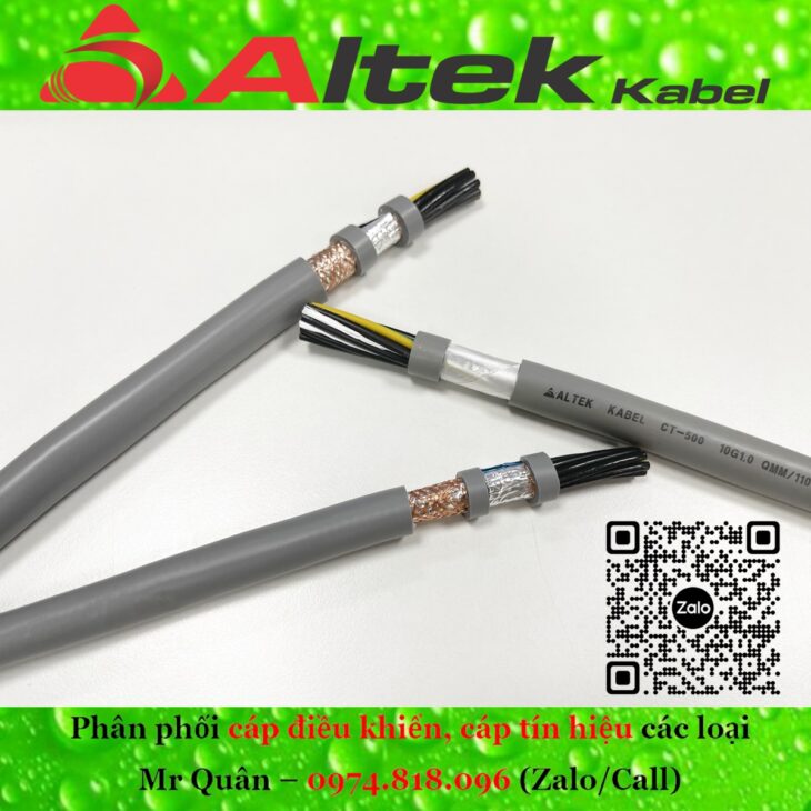 Cáp điều khiển 10 lõi Altek Kabel