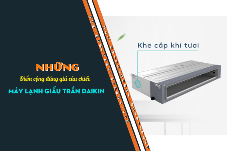 Nhận thi công trọn gói Điều hòa giấu trần DAIKIN nối gió giá tốt nhất