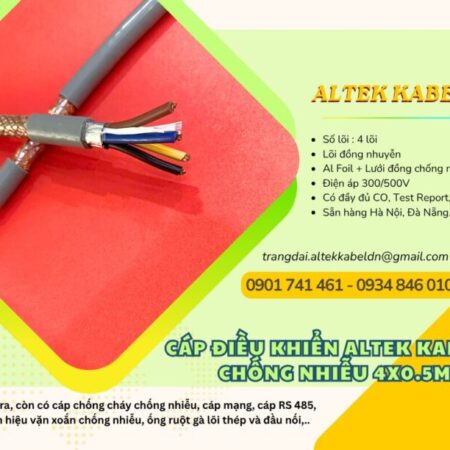 Cáp điều khiển chống nhiễu Altek Kabel 4×0.5 giao nhanh Hà Nội, HCM Cáp điều khiển chống nhiễu Altek Kabel 4×0.5 giao nhanh Hà Nội, HCM