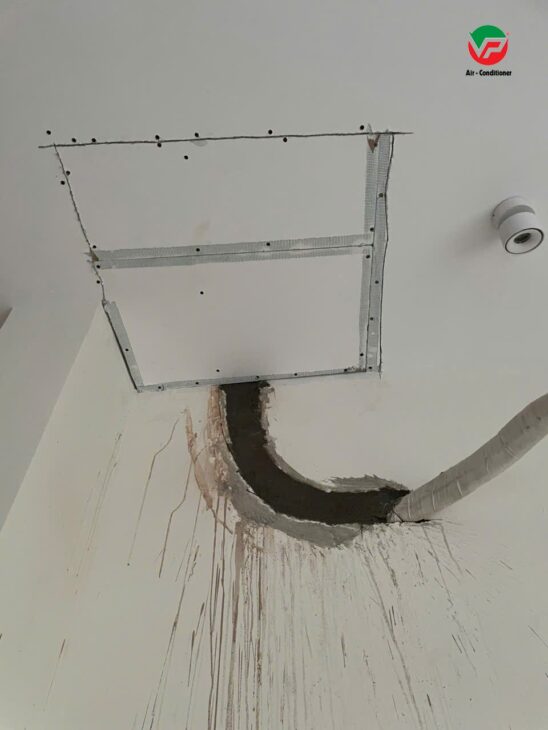 Thi công ống đồng Điều hòa âm tường giá rẻ/Chọn đơn vị thi công uy tín nào