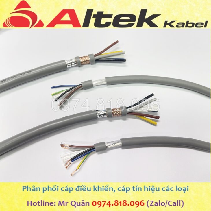 Cáp điều khiển Altek Kabel SH-500 5G1.5 – chống nhiễu
