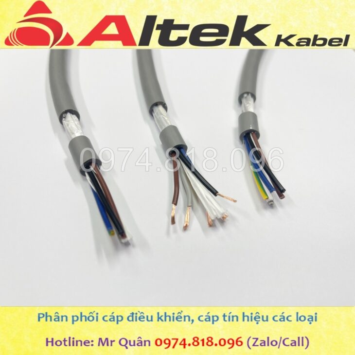 Cáp điều khiển Altek Kabel SH-500 5G1.5 – chống nhiễu