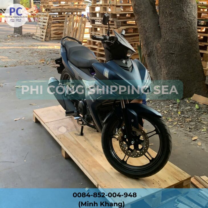 Gửi xe máy VN quan Mỹ không cần tháo rời