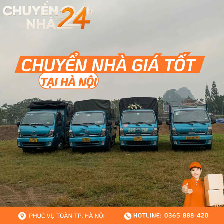DỊCH VỤ CHUYỂN NHÀ TRỌN GÓI HÀ NỘI 24H
