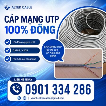 Báo Giá Cáp Mạng CAT5E ALTEK KABEL | Đồng Nguyên Chất 100% Báo Giá Cáp Mạng CAT5E ALTEK KABEL | Đồng Nguyên Chất 100%