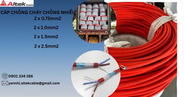 Cáp Chống Cháy Chống Nhiễu Altek Kabel Chính Hãng Cho Hệ Thống PCCC Và An Toàn Điện Cáp Chống Cháy Chống Nhiễu Altek Kabel Chính Hãng Cho Hệ Thống PCCC Và An Toàn Điện