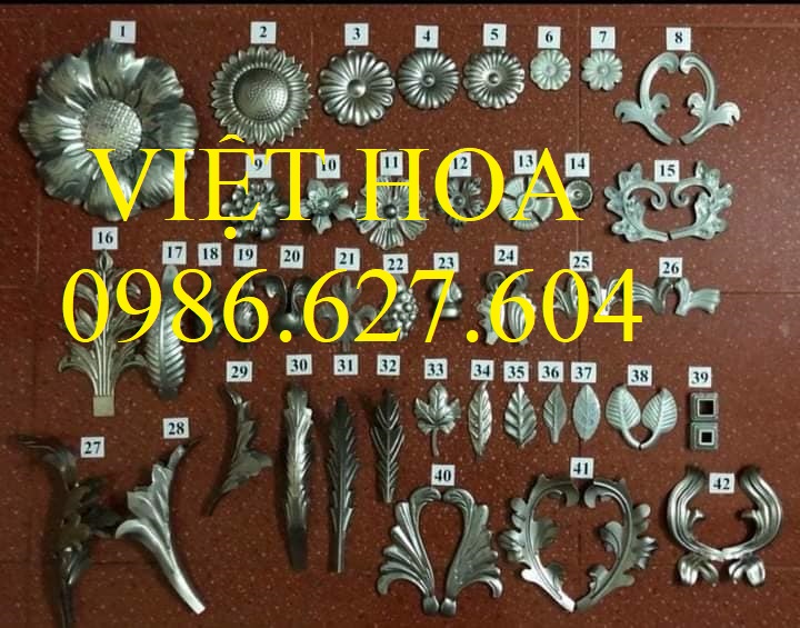 Buôn bán hoa văn, chi tiết sắt mỹ thuật giá tốt cho xưởng cơ khí