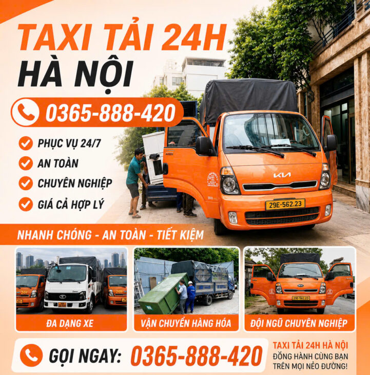 DỊCH VỤ CHUYỂN NHÀ TRỌN GÓI HÀ NỘI 24H