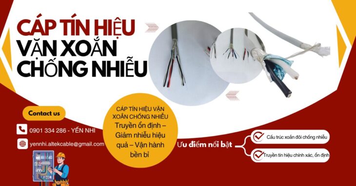Cáp Tín Hiệu Vặn Xoắn Chống Nhiễu ALTEK KABEL Cáp Tín Hiệu Vặn Xoắn Chống Nhiễu ALTEK KABEL