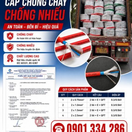 Cáp Chống Cháy Chống Nhiễu ALTEK KABEL Cáp Chống Cháy Chống Nhiễu ALTEK KABEL