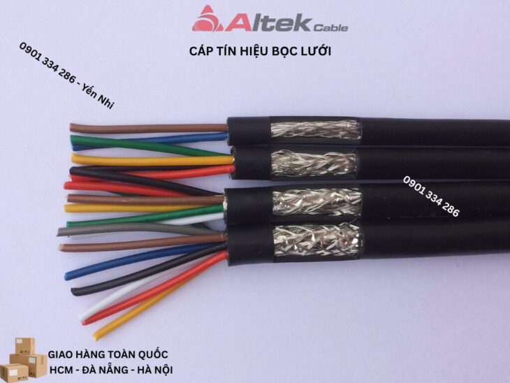 Cáp Tín Hiệu Bọc Lưới Chống Nhiễu ALTEK KABEL Chính Hãng