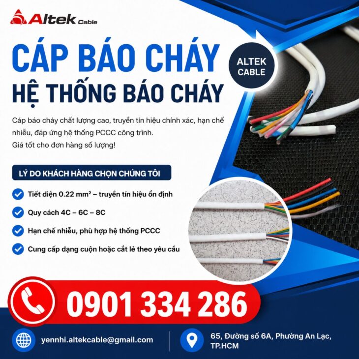Cáp Báo Cháy ALTEK KABEL