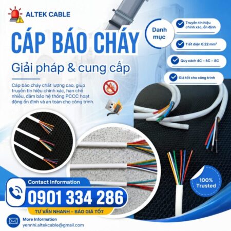 Bảng Giá Dây Cáp Báo Cháy ALTEK KABEL | Chất Lượng Cao Cho Công Trình PCCC