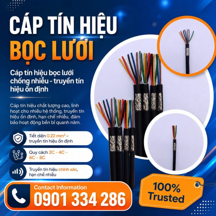Bảng Giá Cáp Tín Hiệu Chống Nhiễu 0.22mm² ALTEK KABEL